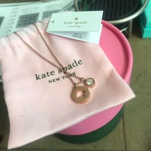 Kate Spade charm necklace